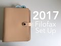 Setting Up My 2017 Planner | Filofax Original A5 in Nude