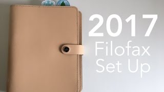 Setting Up My 2017 Planner | Filofax Original A5 in Nude screenshot 4