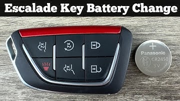 2021 - 2025 CADILLAC ESCALADE Remote Key Fob Battery Replacement - How To Change Replace Batteries