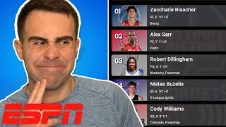 Reacting to ESPN&#39;s 2024 NBA Mock Draft