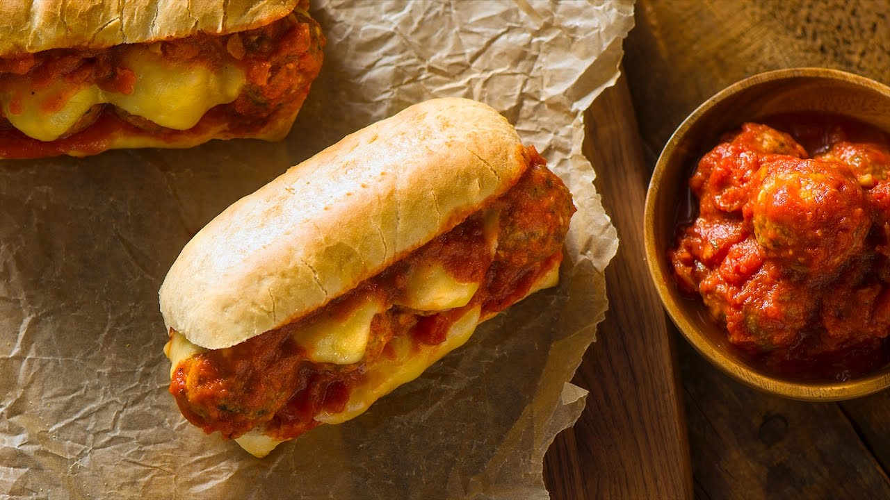 Oven Baked Meatball Subs YouTube
