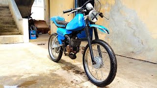 Motobecane M50Ev Cafe Racer Bui̇ld Enduro Mobylette Cafe Racer Projesi