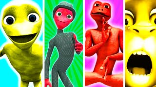 Dame tu Cosita VS Patila vs Me Kemaste vs Talking Tom vs Bad Santa Alien Green Color dance challenge