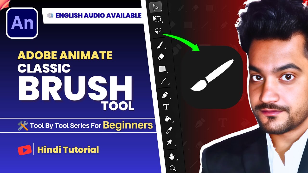 How To Use Classic Brush Tool in Adobe Animate | Hindi Tutorial | By ...