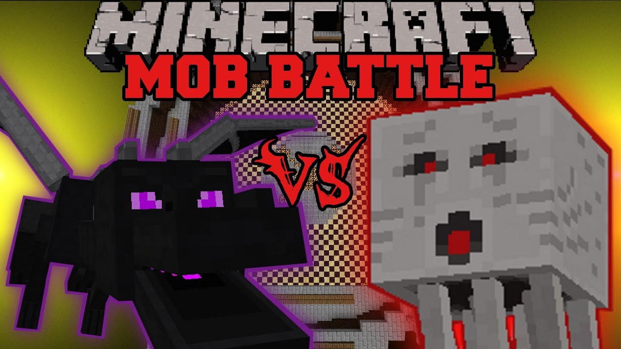 ENDER DRAGON VS GHAST - Minecraft Mob Battles - Arena Battle 