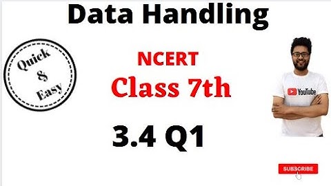 Q 1, Ex 3.4 - Data Handling - Chapter 3 - Maths Class 7th - NCERT | CBSE Class 7 Data Handling