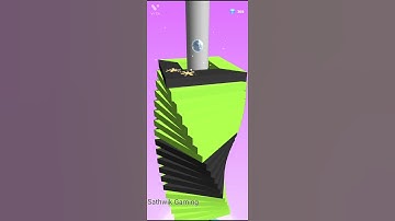 Helix Stack Jump| All levels Gameplay #3 | #SathwikGaming #games #epic #shorts #superb #Stackball ||