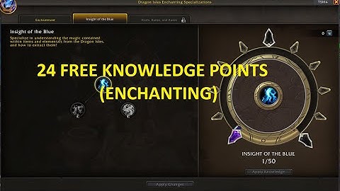 24 Free Enchanting Knowledge Points!