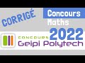 Concours  concours geipi polytech 2022