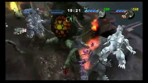 Godzilla Unleashed: Godzilla 2000 Vs Kiryu Vs MechaGodzilla 2 Vs Biollante