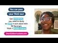 You can pass your TEAS exam too