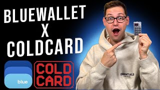 Bitcoin Cold Storage on Mobile | Blue Wallet COLDCARD Mk4 Tutorial screenshot 2