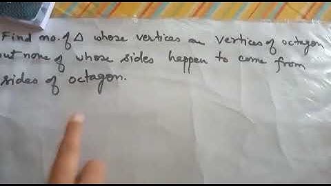 Number of triangles in Octagon