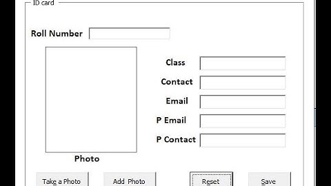 Webcam Image to excel userform to Excel Sheet , webcam live streaming  / Data entry form #03