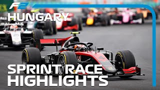 F2 Sprint Race Highlights | 2020 Hungarian Grand Prix