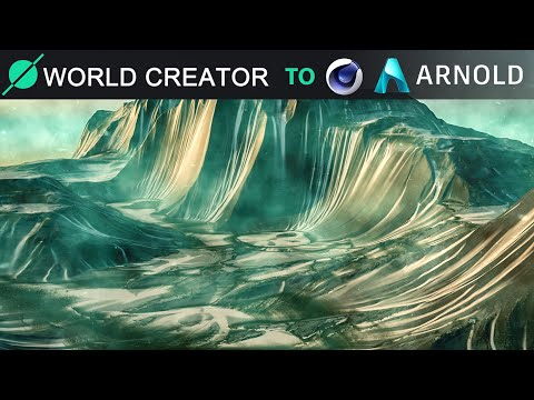 Procedural landscape in World Creator 2. Export to Cinema 4D and render in Arnold 6 GPU.