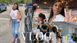 VLOG: Preparing Myself For A Baby Shower | Maintenance, Grocery Shopping + Brunch Vibes