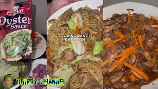 Cooking Pancit Cantoon at home