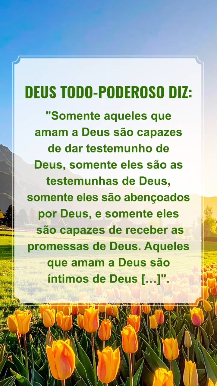 Acalme-se diante de Deus, leia Suas palavras
