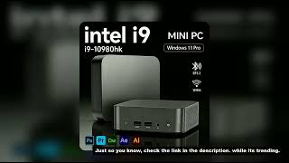 MINI PC with Windows 11, Intel Core I9 10980HK, 16GB/32GB RAM, 1TB SSD, Wi-Fi 6, Bluetooth 5.2—4K HD