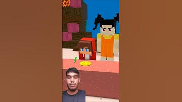 JJ & Mikey Plays Squid Game Dalgona Candy #minecraft #shorts