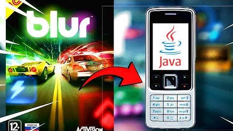 Blur - car racing java mobile game || No comment gameplay