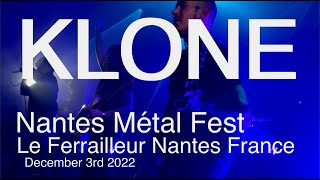 KLONE Live Full Concert 4K @ Le Ferrailleur Nantes France December 3rd 2022