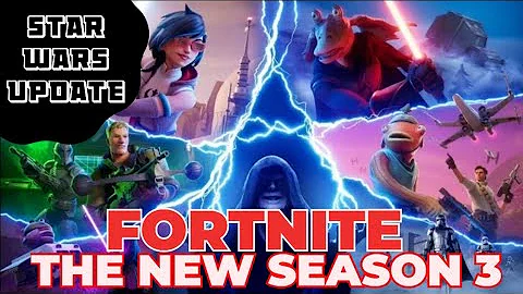 THE NEW SEASON 3 Star Wars Update is Here In FORTNITE! (New blasters, medalions, mythics and 4 POIs)