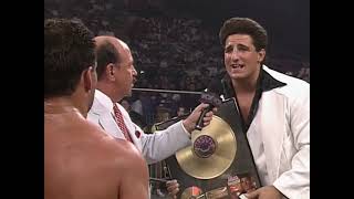 Disco Inferno Rudely Interrupts Dean Malenkos Match To Dance. Malenko Is Furious Wcw