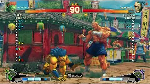 T SRAI [Blanka] vs kentrs999 [Sagat] SSF4 Japanese Online Ranked Matches - TRUE-HD