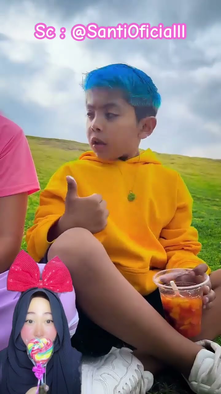 MAKE UP KAKAK TEBEL SEKALI ⁉️? @SantiOficialll #shorts #funny #dubbing