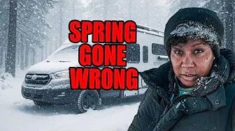 Chased by a Freak Snowstorm to the BEST Free RV Camping in America