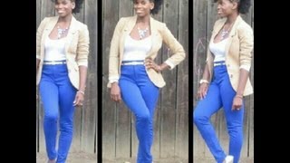 Bold Blue w/Studs and Glitter OOTD/HOTD
