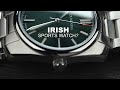 Dunlaing eyre  an emerald green irish sports watch