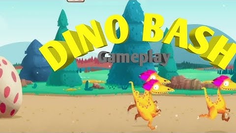 Dino Bash Android walk-through Gameplay part 01 Level 01 , 02 & 03