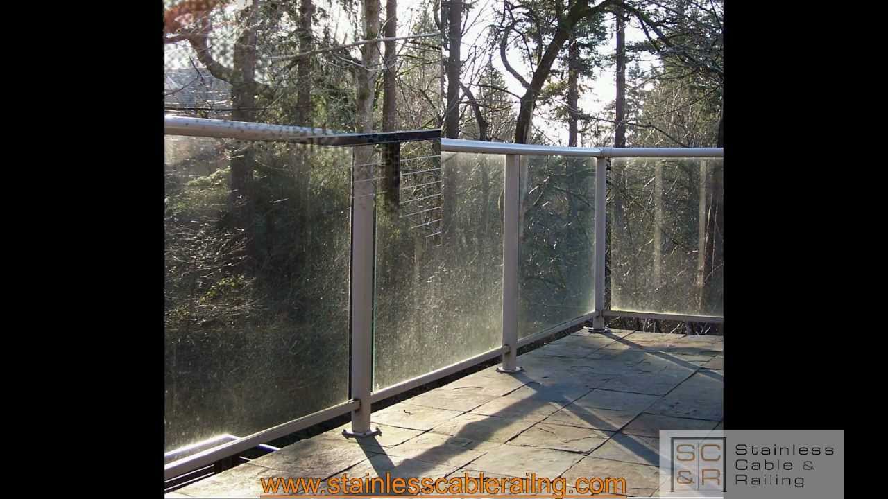 Deck Railing Amazing Transformation From Glass To Cable Rail Call Toll Free 1 888 686 7245