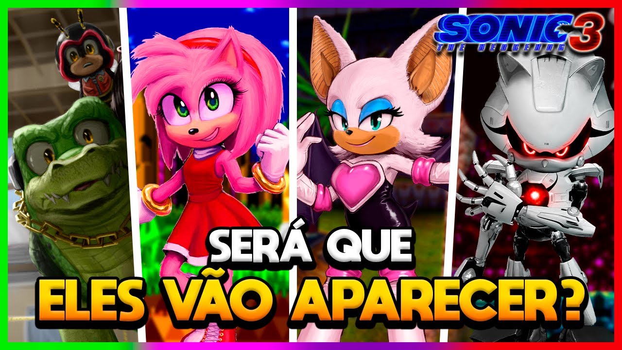 7 melhor ideia de personagens do sonic