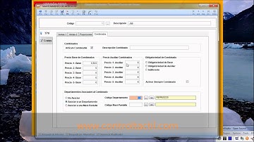 Uso de proporciones y combinados en el tpv Bdp Net