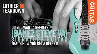 That’s how you do a REFRET! On a Steve Vai Ibanez Jem70V | Luthier Teardown and Prize draw