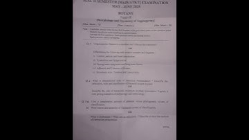 #viralvideo # Exam # M.Sc. 2nd sem. # Botany ka paper Morphology and  Taxonomy of Angiosperms  📖📝📚