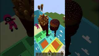 Italian Brainrot Vs Squid Game Lava Jump P.3 #shorts #minecraft #brainrot