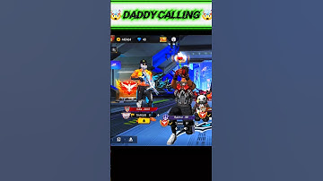 DADDY CALLING 🤯 || WAIT FOR END ☠️ #freefire #youtubeshorts