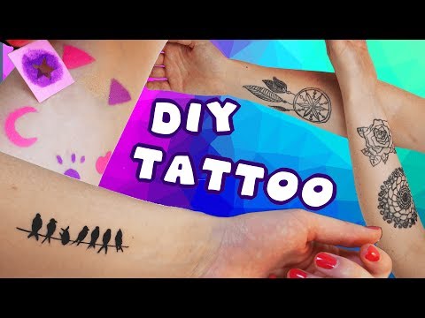 Vidéo: Comment Faire Un Tatouage Temporaire à La Maison