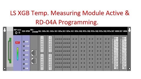 Temperature Module Active.RD-04A Module Active by ls plc.Skills Engineering & Automation