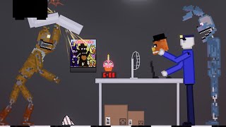 Animatronics (FNAF) Attack People On Fredbear's Family Diner In People Playground