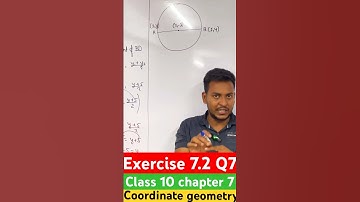 😱🔥Ex-7.2 Q 7 coordinate geometry chapter 7 class 10 maths #shorts #class10math #coordinategeometry