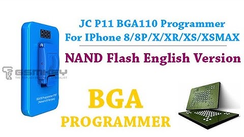JC P11 BGA110 Programmer For IPhone 8/8P/X/XR/XS/XSMAX NAND Flash English Version