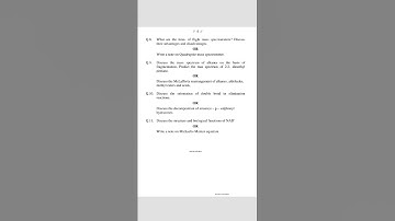 Organic chemistry paper/4th sem/2015/Rdvv University/pdf file link in description 👇