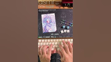 Typing ASMR feat. HMX Sugar Rush #keyboardswitches #typing #タイピング #asmr #mechanicalkeyboard #hmx