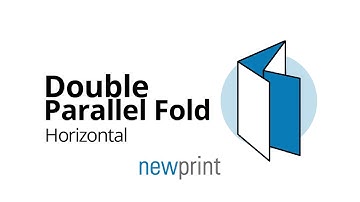 Double Parallel Fold Horizontal Brochure